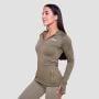 Felpa 1/2 Zip Pulse Running da Donna Vetiver - GymBeam M