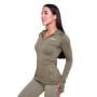 Felpa 1/2 Zip Pulse Running da Donna Vetiver - GymBeam M