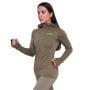 Felpa 1/2 Zip Pulse Running da Donna Vetiver - GymBeam M