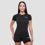 T-Shirt Pulse Running da Donna Black - GymBeam XL