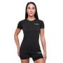 T-Shirt Pulse Running da Donna Black - GymBeam XL