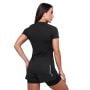 T-Shirt Pulse Running da Donna Black - GymBeam XL