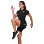 T-Shirt Pulse Running da Donna Black - GymBeam XL