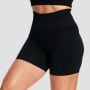 Pantaloncini da Donna Sculpt Seamless Black - GymBeam XL