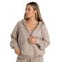 Felpa con Cappuccio e Zip da Donna Taupe - STRIX XS