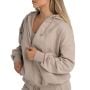 Felpa con Cappuccio e Zip da Donna Taupe - STRIX XS