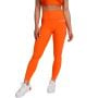 Leggings a Vita Alta da Donna Limitless Orange - GymBeam S