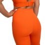 Leggings a Vita Alta da Donna Limitless Orange - GymBeam S