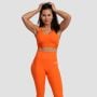 Leggings a Vita Alta da Donna Limitless Orange - GymBeam S