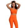 Leggings a Vita Alta da Donna Limitless Orange - GymBeam S