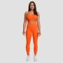 Leggings a Vita Alta da Donna Limitless Orange - GymBeam S