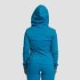 Felpa con Cappuccio e Zip da Donna Limitless Aquamarine - GymBeam M