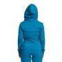 Felpa con Cappuccio e Zip da Donna Limitless Aquamarine - GymBeam M