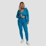 Felpa con Cappuccio e Zip da Donna Limitless Aquamarine - GymBeam M