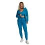 Felpa con Cappuccio e Zip da Donna Limitless Aquamarine - GymBeam M