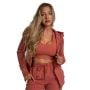 Felpa con Cappuccio e Zip da Donna Limitless Cinnamon - GymBeam XS