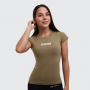 T-Shirt FIT da Donna Olive - GymBeam XL