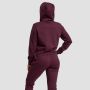 Felpa con Cappuccio TRN Zip-Up Donna Eggplant - GymBeam S