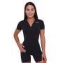 T-Shirt Cropped Ignite da Donna Black - GymBeam XL
