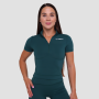 T-Shirt Cropped Ignite da Donna Dark Green - GymBeam L