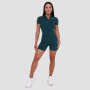 T-Shirt Cropped Ignite da Donna Dark Green - GymBeam L