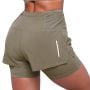 Pantaloncini 2in1 Pulse Running da Donna Vetiver - GymBeam XXL