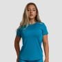 T-Shirt Sportiva da Donna Limitless Aquamarine - GymBeam XXL