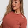 T-Shirt Sportiva da Donna Limitless Cinnamon - GymBeam XXL