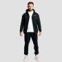 Felpa con Cappuccio e Zip Zone Black - GymBeam L