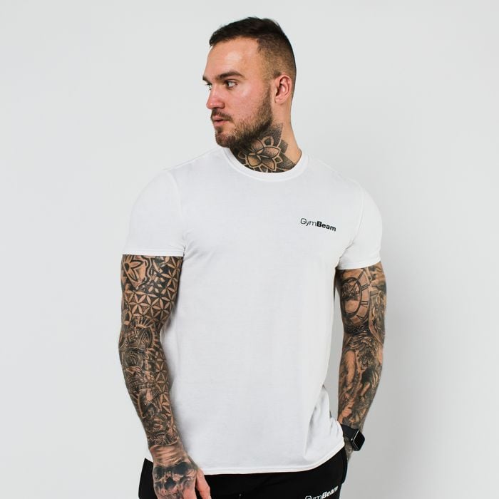 T-Shirt Basic White - GymBeam