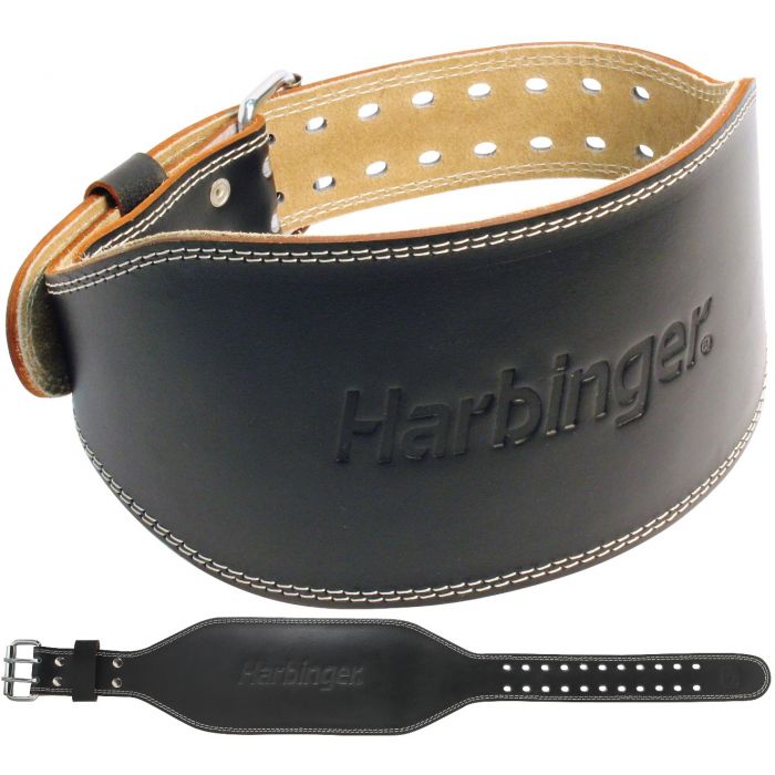Fitness belt Padded Leather black - Harbinger