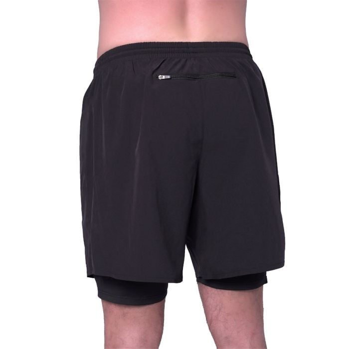 Pantaloncini 2in1 Essence Black - GymBeam XL