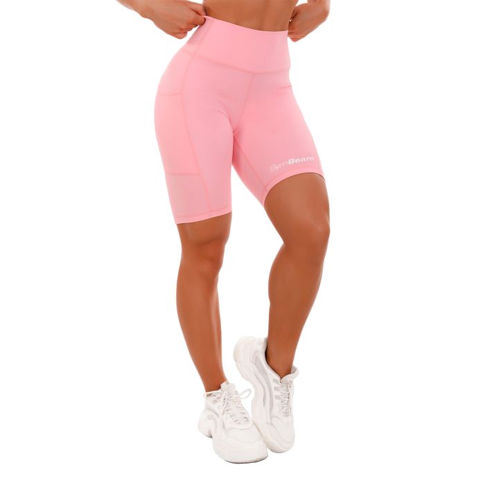Pantaloncini Biker da Donna Pink - GymBeam XXL