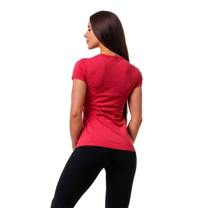 T-shirt da Donna Basic Vintage Red - GymBeam M