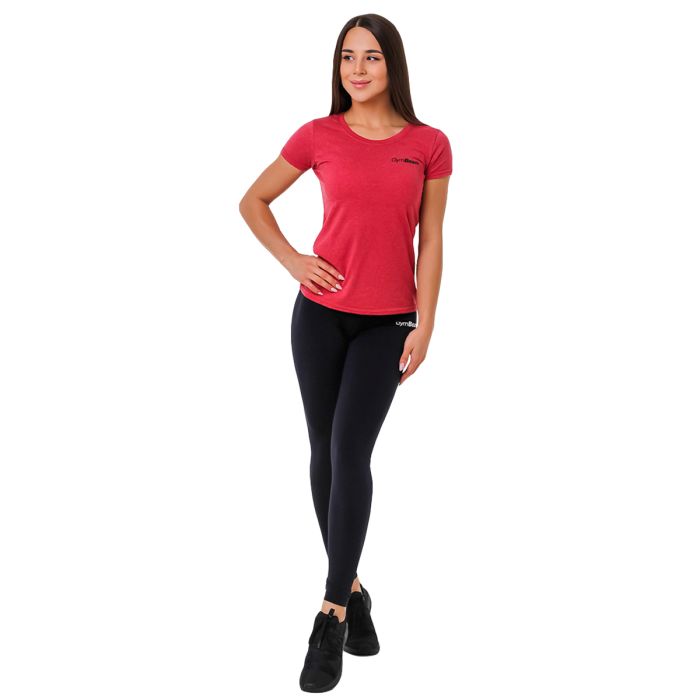 T-shirt da Donna Basic Vintage Red - GymBeam M