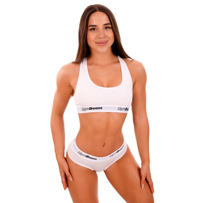 Bralette White - GymBeam S