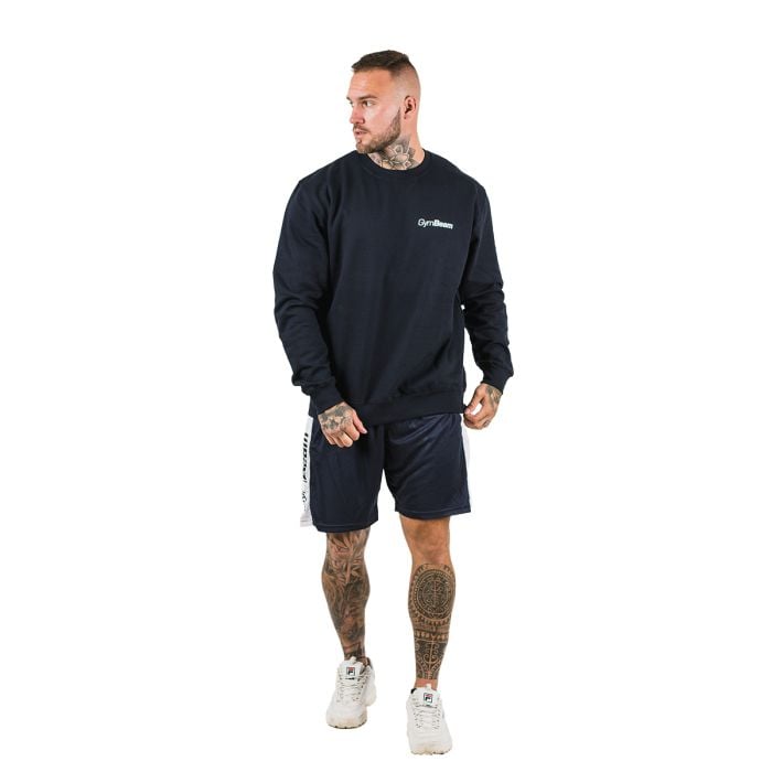 Felpa Senza Cappuccio PRO French Navy - GymBeam XXL