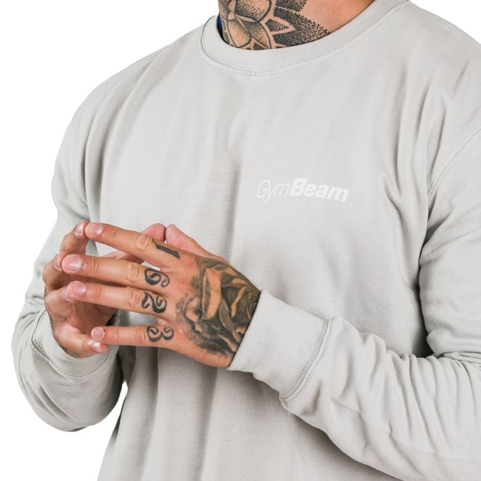 Felpa Senza Cappuccio PRO Moon Grey - GymBeam XL