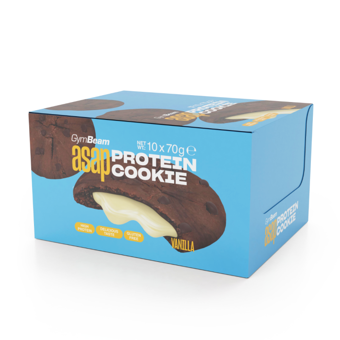 Cookie Proteico ASAP - GymBeam 70 g - Triplo Cioccolato