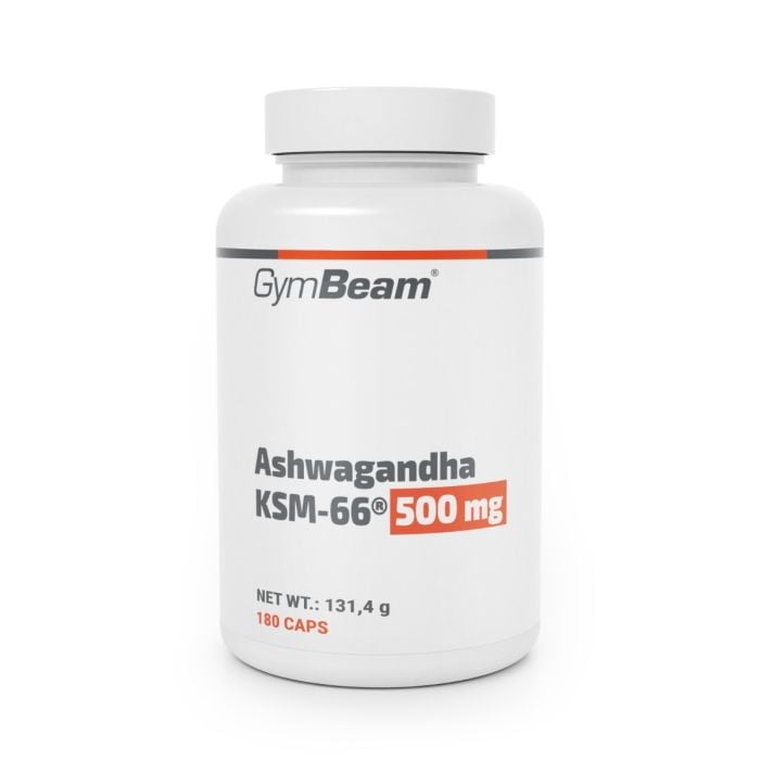 Ashwagandha KSM-66® 500 mg - GymBeam 180 cps