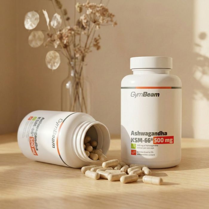 Ashwagandha KSM-66® 500 mg - GymBeam 90 cps