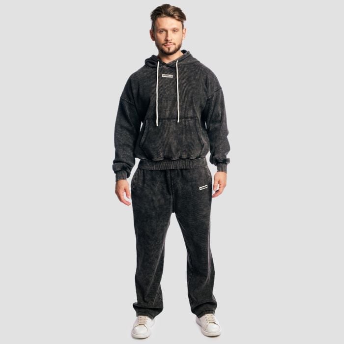 Joggers Aura Washed Black - GymBeam XL