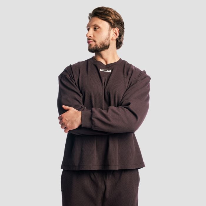 Felpa Aura Tee Brown - GymBeam L