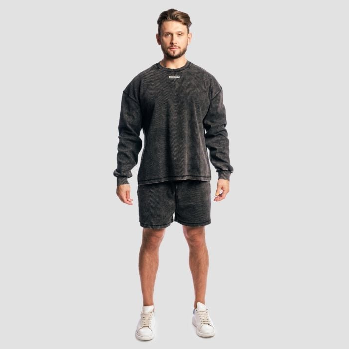 Felpa Aura Washed Black - GymBeam L