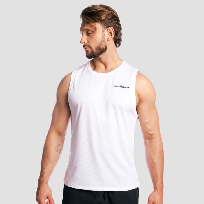 Canotta Mesh Base White - GymBeam M