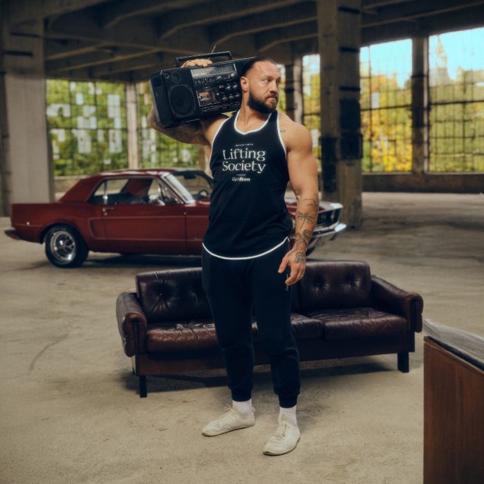 Pantaloni Sportivi Base Black - GymBeam XL