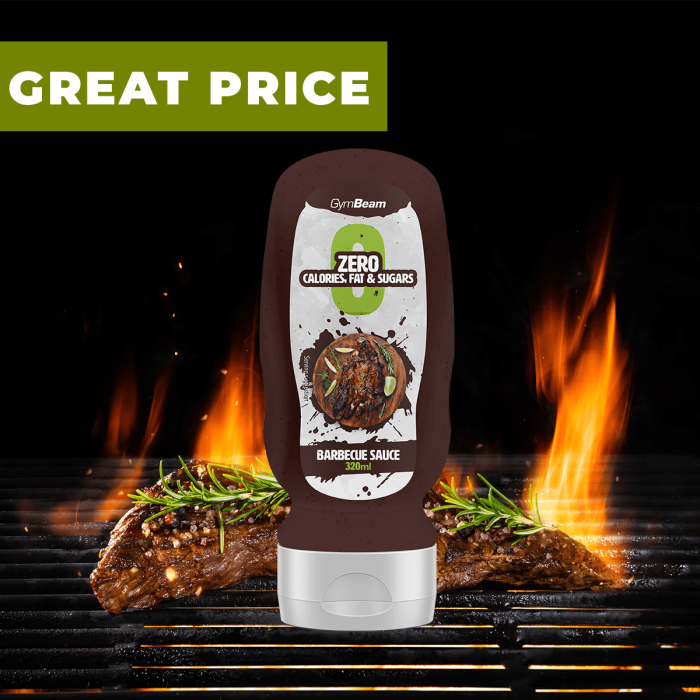 SALSA ZERO Barbecue 320 ml - GymBeam 320 ml