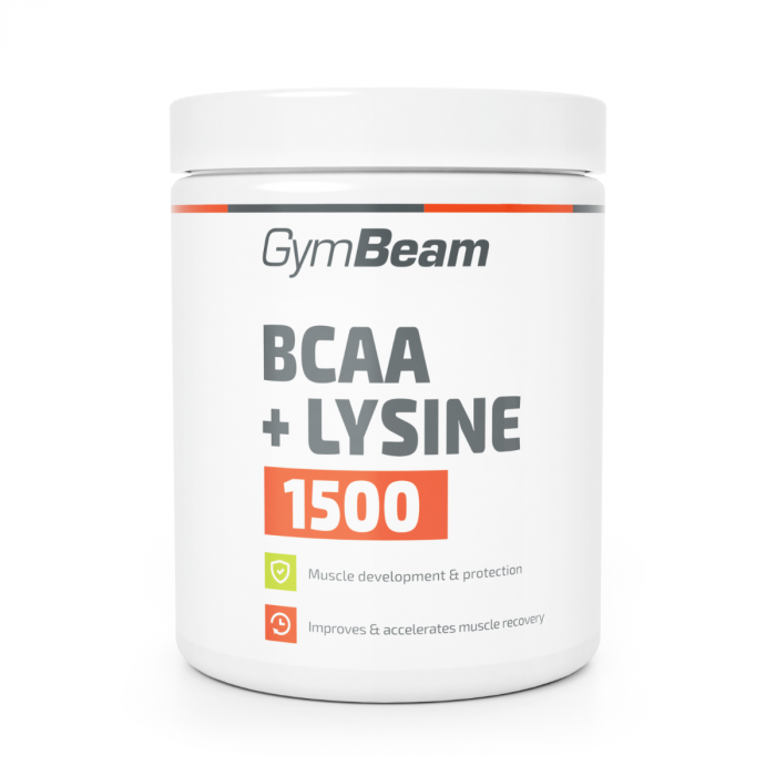 BCAA 1500 + Lisina 300 cpr - GymBeam