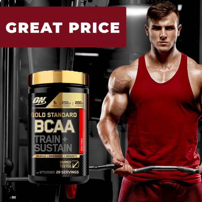 Gold Standard BCAA Train Sustain - Optimum Nutrition Lampone