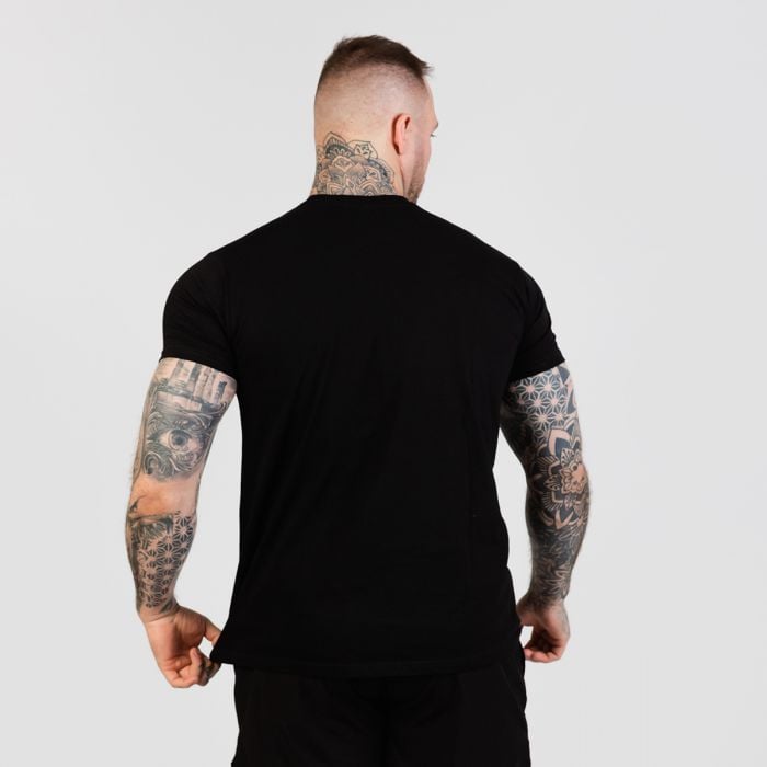 T-Shirt da Uomo Beam Black - GymBeam L